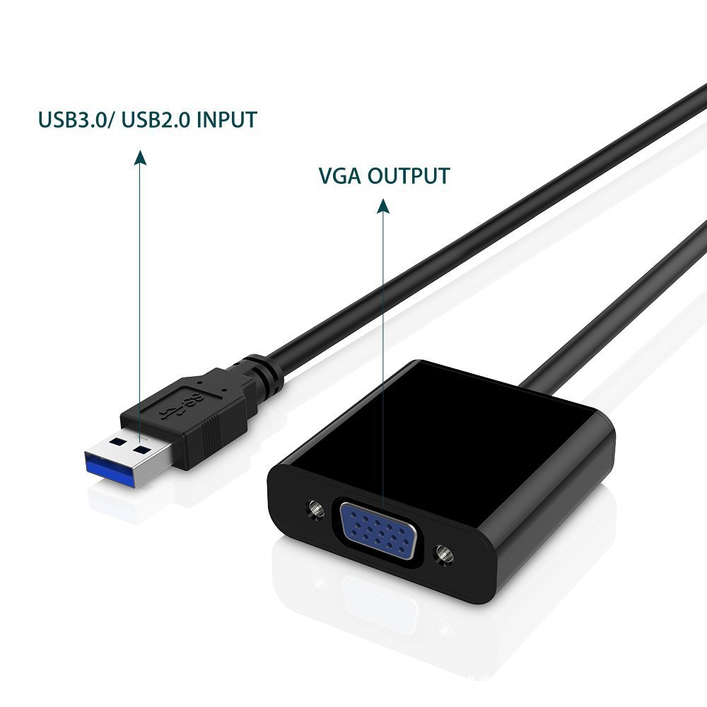 USB 3.0 To VGA Adapter Multi-D - Tablet Lap Desk recension och pris