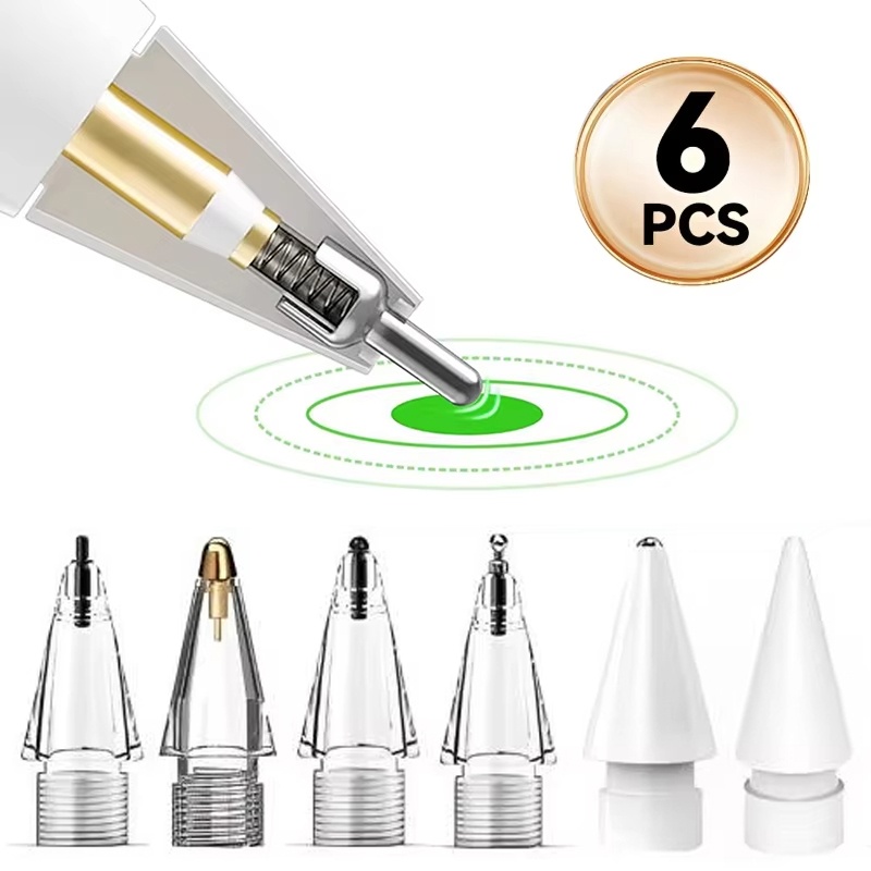 6 Pcs Replacement Pencil Tips  - Stylus Replacement Tip recension och pris