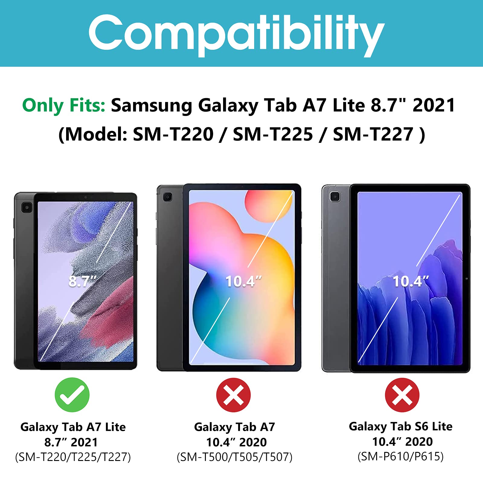 Case for Samsung Galaxy Tab A7 - Vortex Tablet Accessories recension och pris