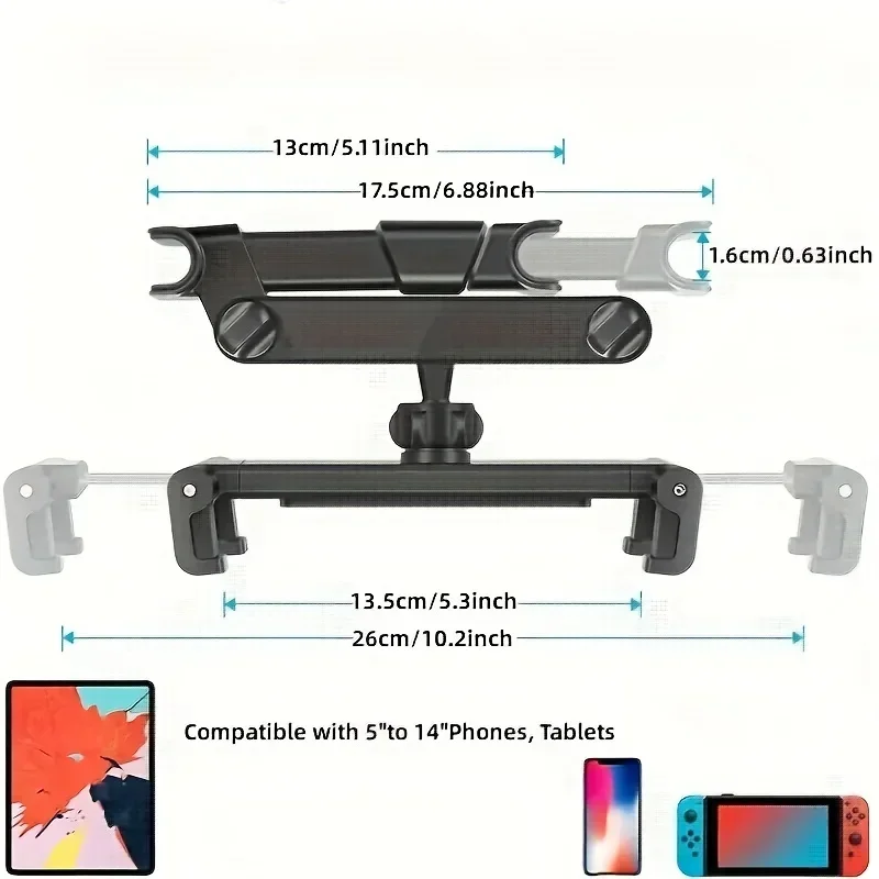 Foldable Car Phone Holder Back - Toddler Tablet Accessories recension och pris