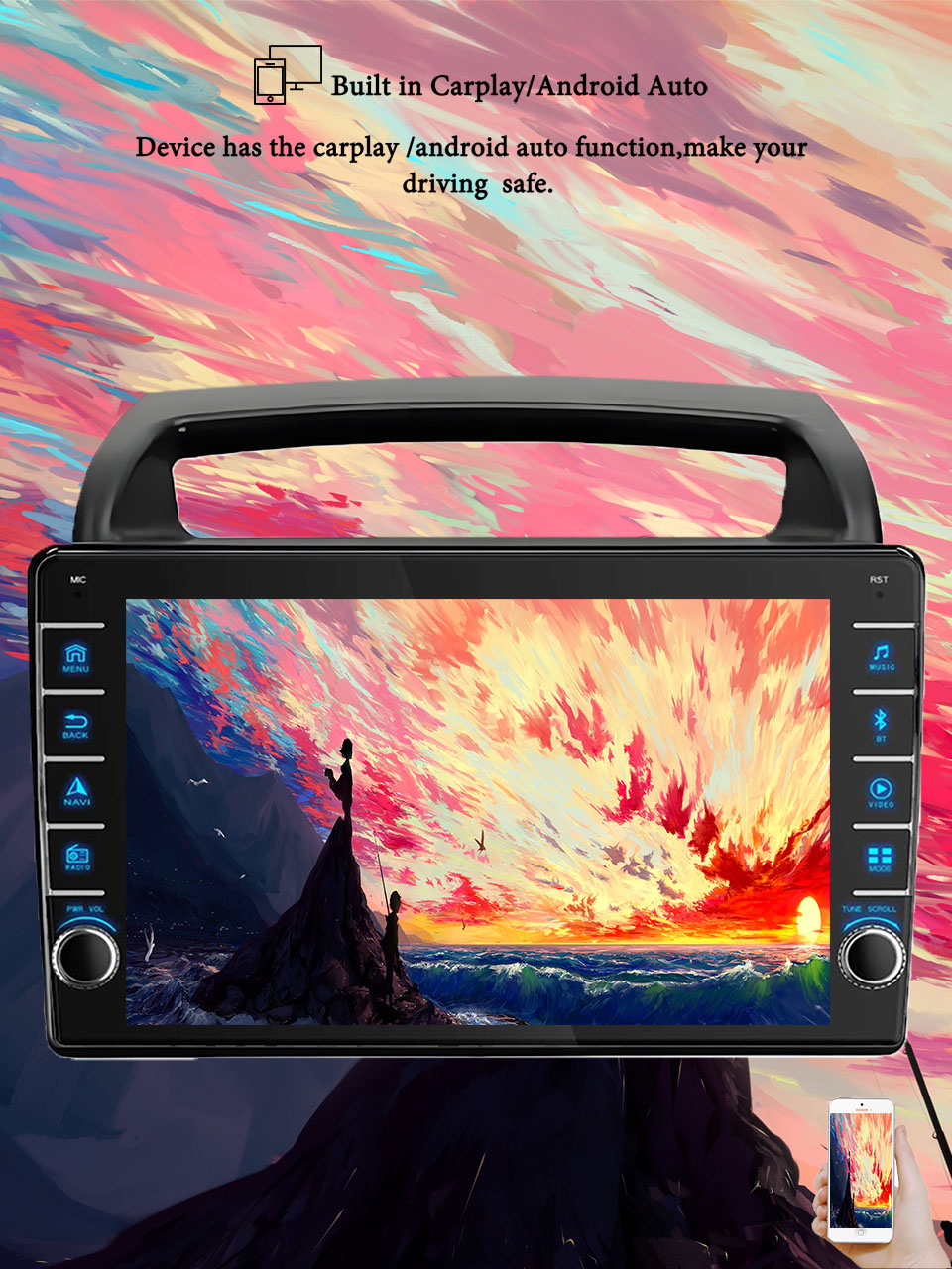 8G+128G Android 14 For Kia Car - Tablet Danish Mobile & Accessories Faisalabad recension och pris