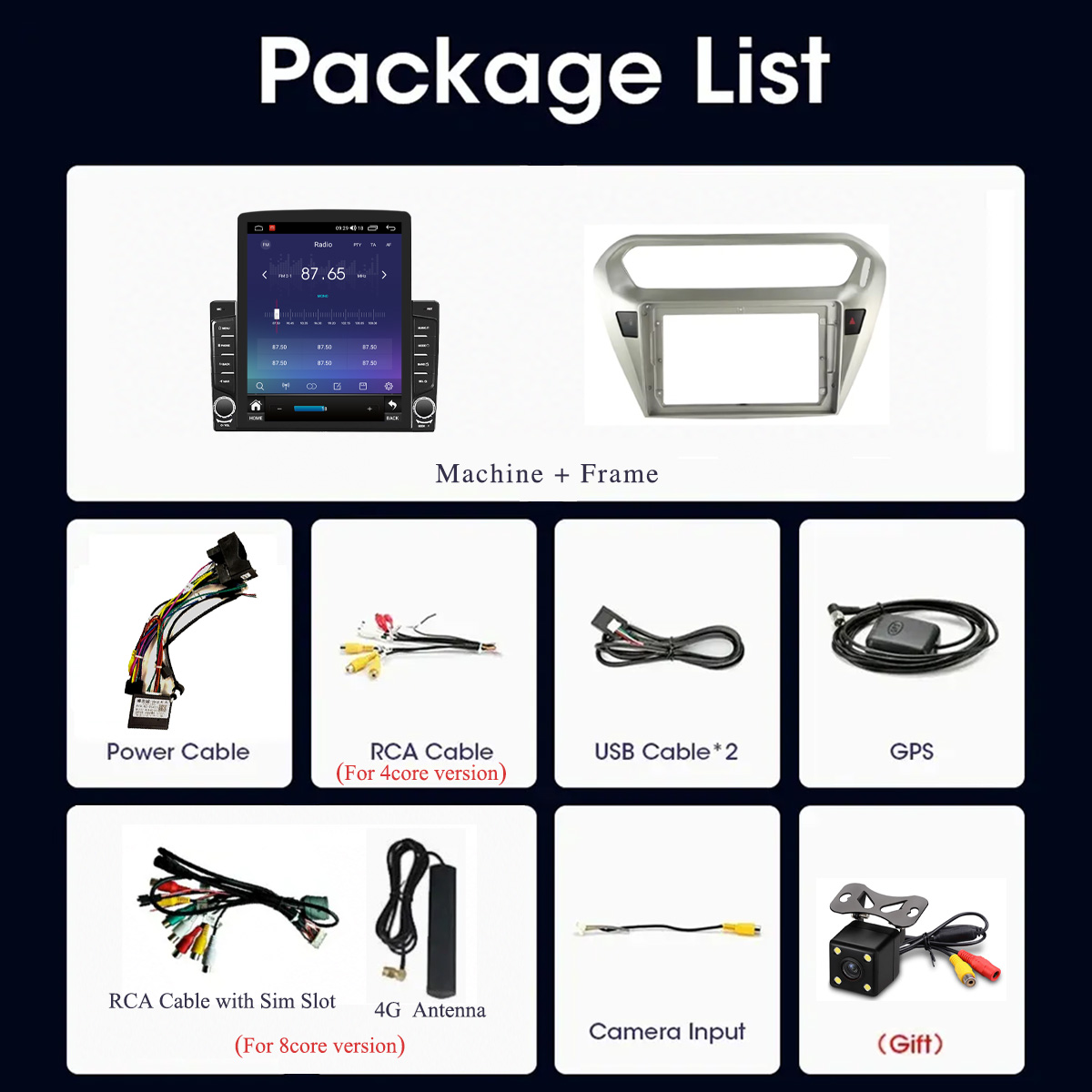 8G+128G Android 14 For Peugeot - Tablet Danish Mobile & Accessories Faisalabad recension och pris