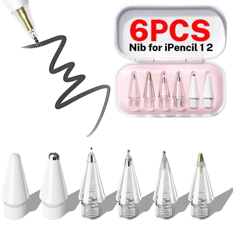 6Pcs Replaceable Pencil Tips F - Stylus Replacement Tip recension och pris